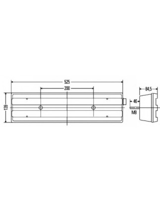 FANALE POST MB ACTROS DX