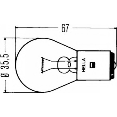 LAMPADINA 12V/35W