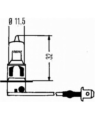 LAMPADINA H3-1 FILAM. 24/70