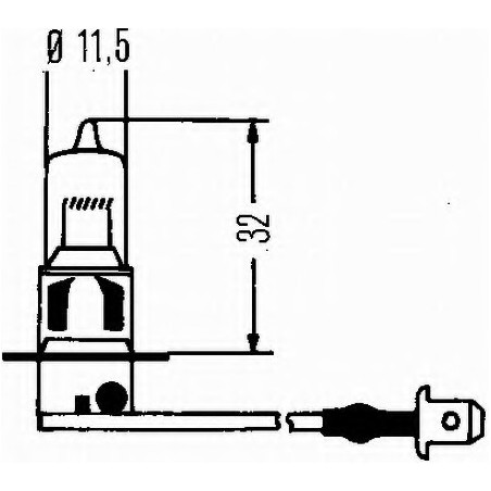 LAMPADINA H3-1 FILAM. 24/70