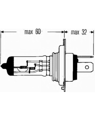 LAMPADINA H4-2 FILAM. 24-75/70