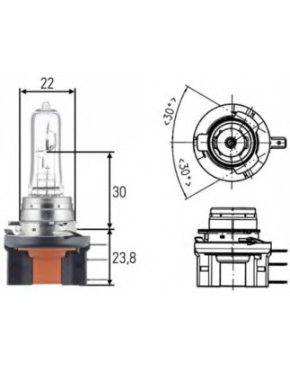 H15 12V 55/15W STANDARD