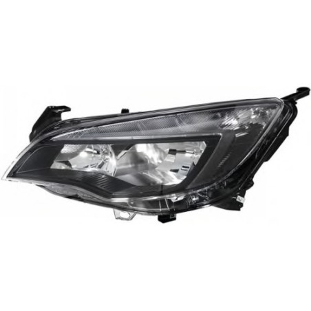 FARO SX 2H7 C/DRL A LED C/MOT EL OPEL ASTRA J 01/10  PAR NERA