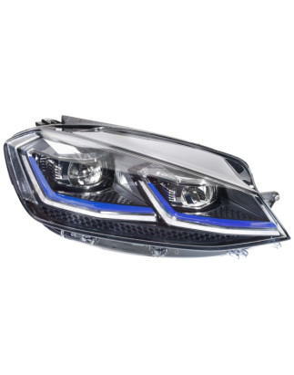 FARO DX FULL LED FBL C/CORN DRL BLU VW GOLF 7 11/16  GTE
