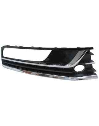 GRIGLIE PARAURTI ANT DX 3 NERA LUCIDA CROMATI VOLKSWAGEN PASSAT (362/365) 2011 2015 OEM 3AA854662C9B9