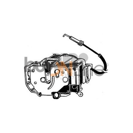 SERRATURA ANT DX SENZA TELECOMANDO FIAT PANDA NEW (312/319) 2012  OEM 51963631