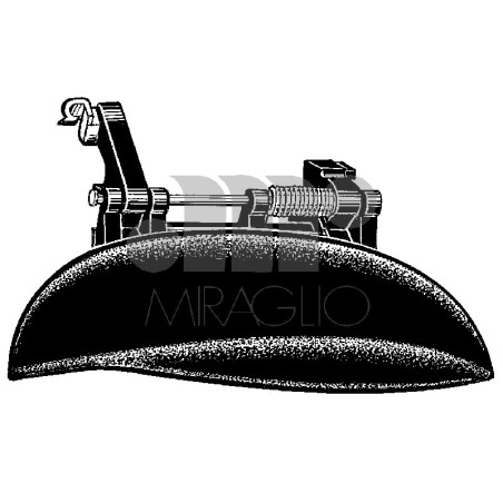 MANIGLIA PORTA EST POST DX HYUNDAI ATOS (MX) 1997 2000 OEM 8366002000CA