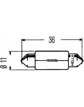 C5W 12V 5W STANDARD