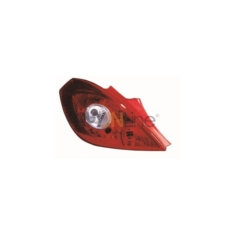 FANALE POST SX SENZA 3 OPEL CORSA D (S07) 2006 2015 OEM 93189092
