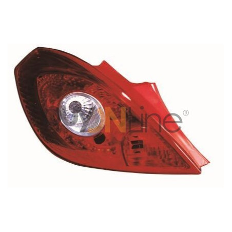 FANALE POST SX SENZA 3 OPEL CORSA D (S07) 2006 2015 OEM 93189092