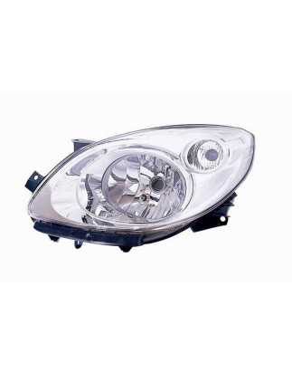 FARO FANALE PROIETTORE SX H4 CROMATA RENAULT TWINGO (CN0) 2007 2012 OEM 7701063997