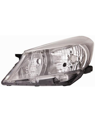 FARO FANALE PROIETTORE DX H4 MOD. KYOTO CROMATA ELETTRICA TOYOTA YARIS III (P13) 2011 2014 OEM 811300D450