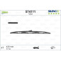 SPAZZOLA TERGI SILENCIO STANDARD ANT SX SINGOLA 430mm CODICE BREVE: V43