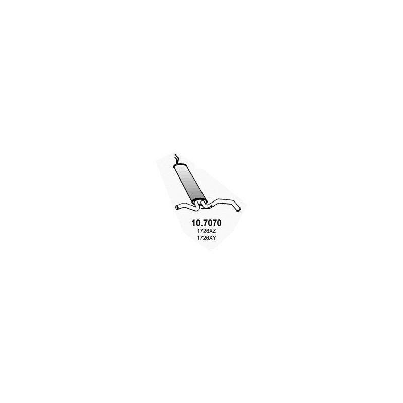 SILENZIATORE POST OEM 1726XZ