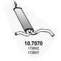 SILENZIATORE POST OEM 1726XZ