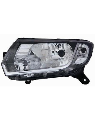 FARO FANALE PROIETTORE SX H4 MANUALE DACIA LOGAN-MCV II 2012 2016 OEM 260601236R