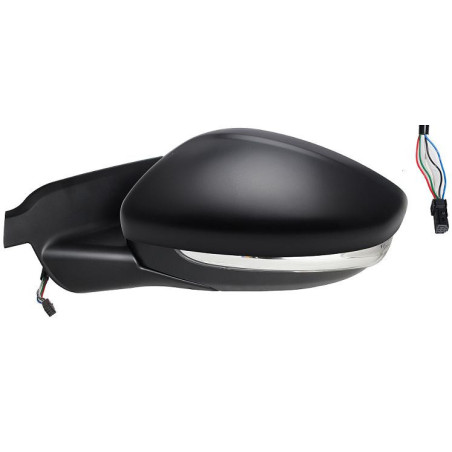 RETROVISORE ELETTRICO SINISTRO 6 PIN CON PRIMER TERMICO CON FANALINO INTEGRATO CITROEN C4 CACTUS 0118