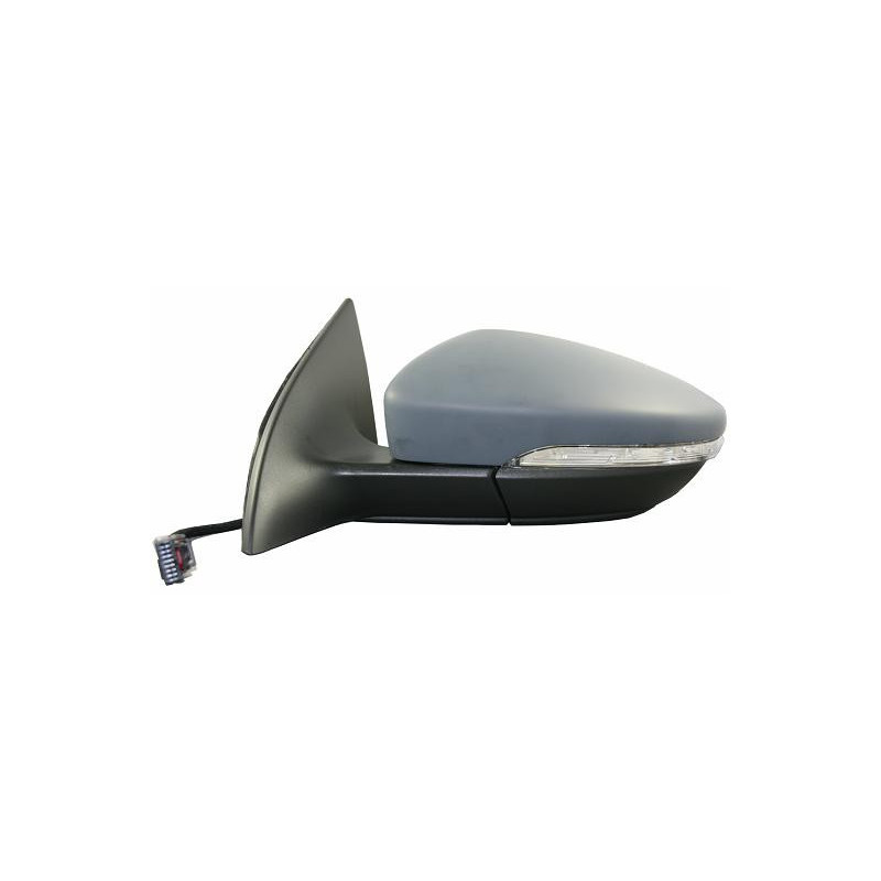 RETROVISORE ELETTRICO DESTRO 13 PIN CON PRIMER TERMICO RICHIUDIBILE ELETTRICAMENTE CON FANALINO INTEGRATO CON LUCE DI CORTESIA 
