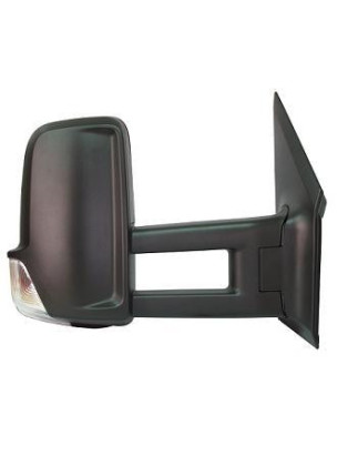 RETROVISORE MANUALE SINISTRO BRACCIO LUNGO CON FANALINO INTEGRATO VOLKSWAGEN CRAFTER 0106  0117