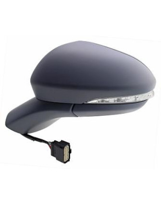 RETROVISORE ELETTRICO SINISTRO 16 PIN CON PRIMER TERMICO ASFERICO RICHIUDIBILE ELETTRICAMENTE CON FANALINO INTEGRATO CON LUCE D