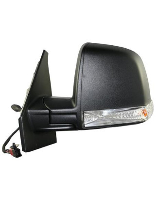 RETROVISORE MECCANICO DESTRO NERO CON FANALINO INTEGRATO FIAT DOBLO 0109  0115, FIAT DOBLO 0115 VERS COMBIPANORAMA , OPEL COMBO