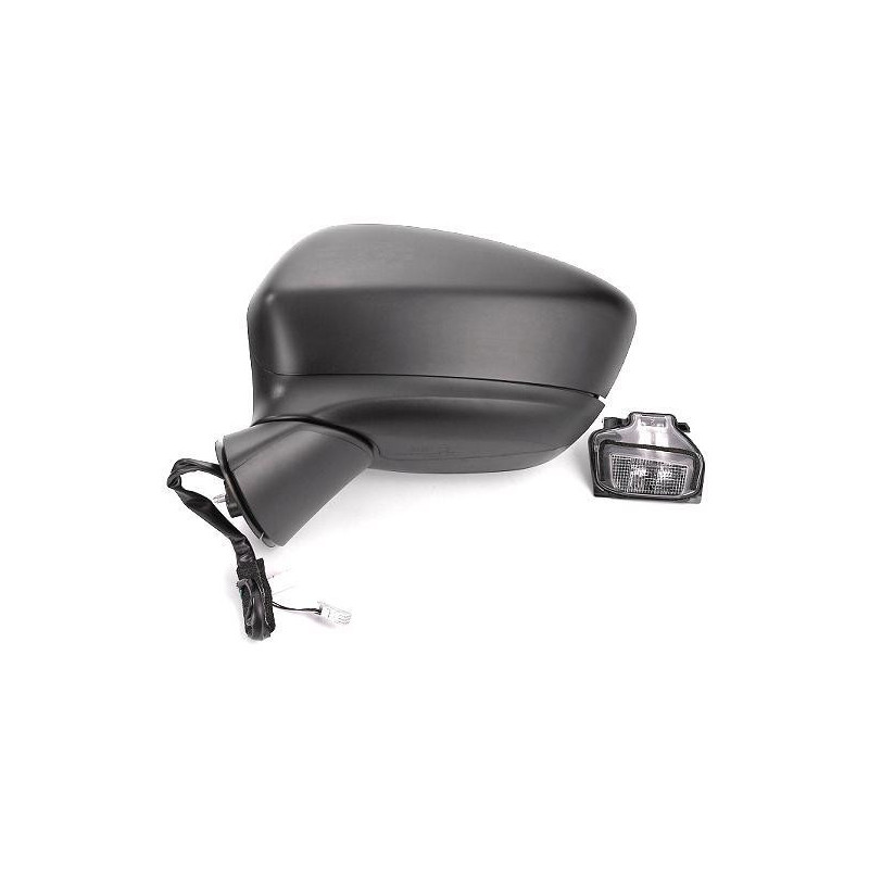 RETROVISORE ELETTRICO DESTRO 10 PIN CON PRIMER TERMICO RICHIUDIBILE ELETTRICAMENTE CON FANALINO INTEGRATO LED CON LANE ASSIST M