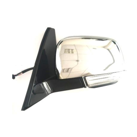 RETROVISORI ELETTRICO DESTRO CROMATO 10 PIN TERMICO RICHIUDIBILE ELETTRICAMENTE CON FANALINO INTEGRATO CON LUCE DI CORTESIA MIT