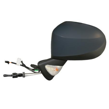 RETROVISORE MECCANICO SINISTRO 2 PIN CON PRIMER CON FANALINO INTEGRATO RENAULT MODUS 0108  0113