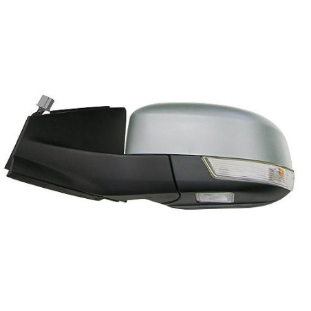 RETROVISORE ELETTRICO SINISTRO 8 PIN CON PRIMER TERMICO ASFERICO RICHIUDIBILE ELETTRICAMENTE CON FANALINO INTEGRATO CON LUCE DI