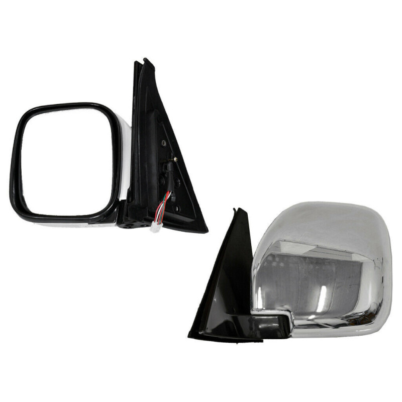 RETROVISORE ELETTRICO SINISTRO BRACCIO CROMATO TERMICO RICHIUDIBILE ELETTRICAMENTE MITSUBISHI PAJERO 0101  0107