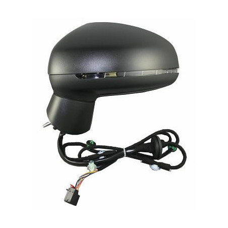 RETROVISORE ELETTRICO DESTRO 8 PIN CON PRIMER TERMICO RICHIUDIBILE ELETTRICAMENTE CON FANALINO INTEGRATO AUDI A1 0110  0114