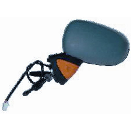 RETROVISORE MECCANICO DESTRO CON PRIMER CON FANALINO INTEGRATO ARANCIO CON SONDA RENAULT MODUS 0105  0108