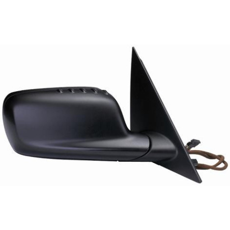 RETROVISORE ELETTRICO DESTRO NERO  CON PRIMER TERMICO ASFERICO RICHIUDIBILE ELETTRICAMENTE CON MEMORIA CON VETRO BLU BMW SERIES