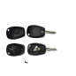 GUSCIO CHIAVE NERO 3 TASTI: TASTO APERTURA TASTO CHIUSURA TASTO PORTELLONE LAMA NE72 RENAULT CLIO 0198  0101, RENAULT KANGOO 01