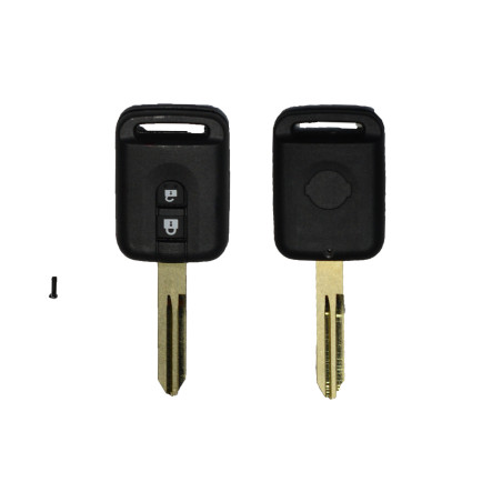 GUSCIO CHIAVE NERO 2 TASTI: CHIP ID46 TASTO APERTURA TASTO CHIUSURA LAMA NSN14 NISSAN MICRA K12 0102  0110, NISSAN PATHFINDER R