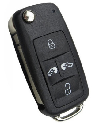 GUSCIO CHIAVE 4 TASTI: CON PORTE SCORREVOLI TASTO APERTURA TASTO CHIUSURA LAMA HU66 VOLKSWAGEN SHARAN 0110, VOLKSWAGEN TRANSPOR