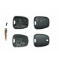 GUSCIO CHIAVE NERO 2 TASTI: CON VITE TASTO APERTURA TASTO CHIUSURA LAMA NE73 PEUGEOT 106 0192  0195, PEUGEOT 106 0196  0103, PE