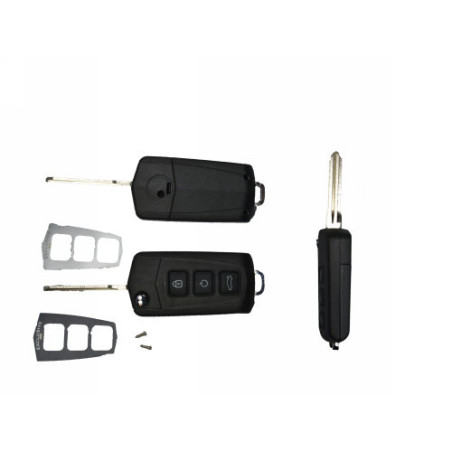 GUSCIO CHIAVE NERO 3 TASTI: TASTO APERTURA TASTO CHIUSURA TASTO PORTELLONE LAMA HU46 KIA CERATO 0104  0109, KIA PICANTO 0108  0