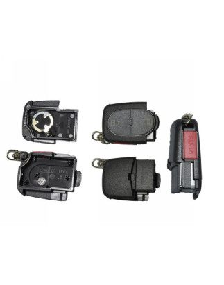 GUSCIO CHIAVE NERO 2+1 TASTI: SOLO PARTE INFERIORE BATTERIA 1616 TASTO APERTURA TASTO CHIUSURA TASTO PANIC AUDI A3 0103  0108, 