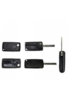 GUSCIO CHIAVE NERO 3 TASTI: TASTO APERTURA TASTO CHIUSURA TASTO PORTELLONE LAMA VA2 CITROEN C3 0102  0110, CITROEN C4 0104  011