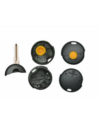 GUSCIO CHIAVE NERO CON TASTO ARANCIO 1 TASTI: TASTO APERTURA TASTO CHIUSURA LAMA GT15R SMART FORTWO 0198  0107