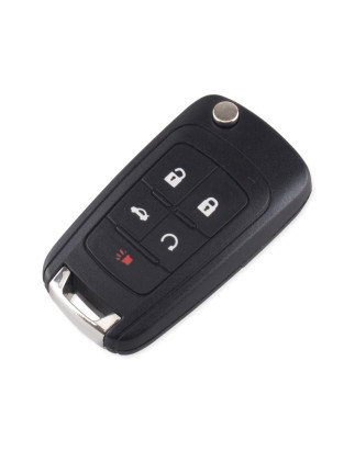 GUSCIO CHIAVE NERO 4+1 TASTI: TASTO APERTURA TASTO CHIUSURA TASTO PORTELLONE TASTO PANIC LAMA DWO5 CHEVROLET AVEO HB-LB 0108  0