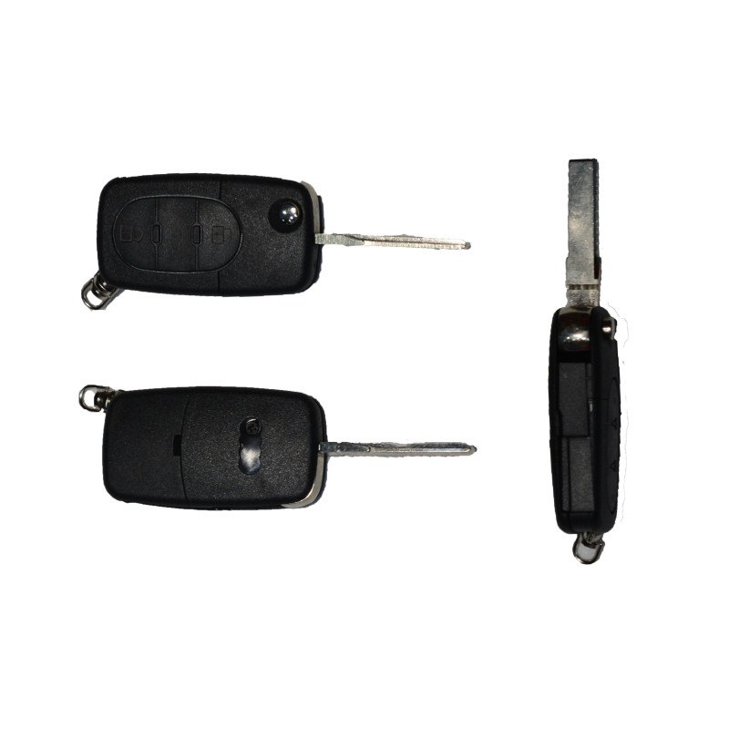 GUSCIO CHIAVE NERO 3 TASTI: BATTERIA 1616 TASTO APERTURA TASTO CHIUSURA TASTO PORTELLONE LAMA HU66 AUDI A3 0103  0108, AUDI A3 