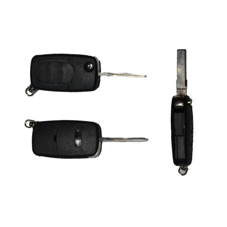 GUSCIO CHIAVE NERO 3 TASTI: BATTERIA 1616 TASTO APERTURA TASTO CHIUSURA TASTO PORTELLONE LAMA HU66 AUDI A3 0103  0108, AUDI A3 