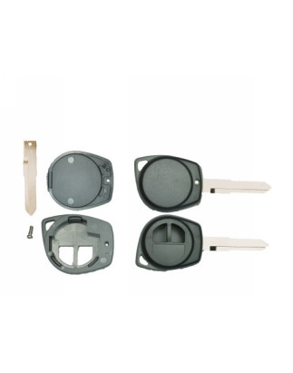 GUSCIO CHIAVE NERO 2 TASTI: NO TASTI IN GOMMA TASTO APERTURA TASTO CHIUSURA LAMA HU56 OPEL AGILA 0108  0114, SUZUKI SPLASH 0107