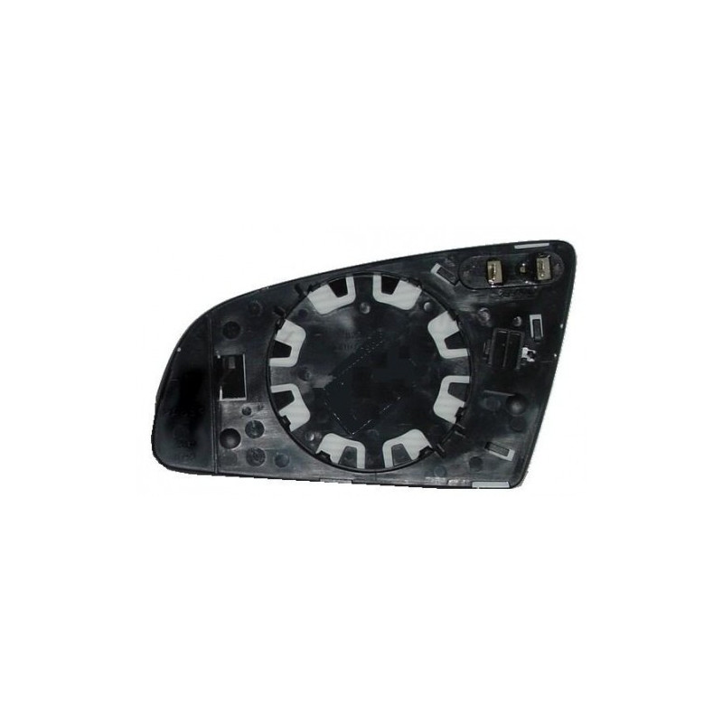 VETRO CON PIASTRA SINISTRO CROMATO ASFERICO AUDI A3 0103  0108, AUDI A3 0196  0103, AUDI A4 0100  0104