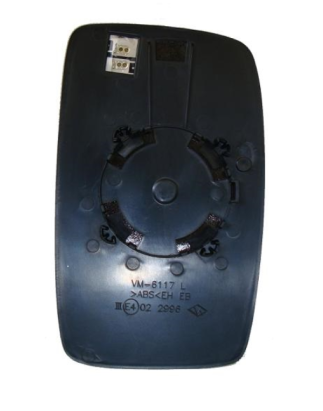 VETRO CON PIASTRA SINISTRO CROMATO TERMICO CITROEN JUMPY 0107  0116, FIAT SCUDO 0107  0116, PEUGEOT EXPERT 0107  0116