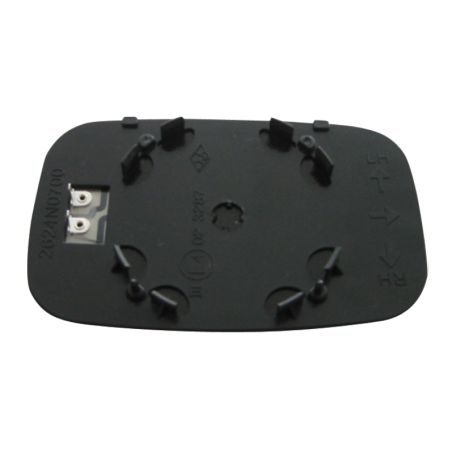 VETRO CON PIASTRA DESTROSINISTRO CROMATO ROVER 200 0196  0199, ROVER 400 0196  0199