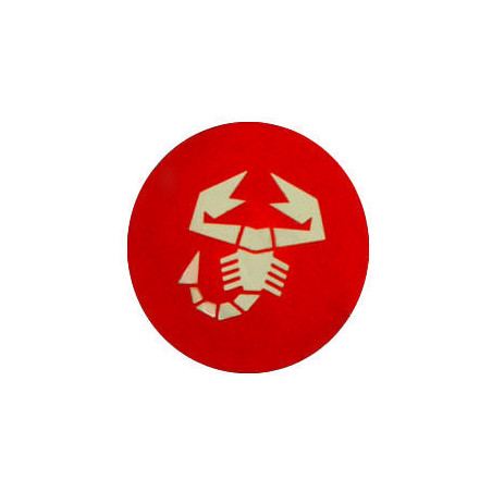 VETRINO BIADESIVO ABARTH DIAM60