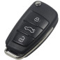 GUSCIO PER CHIAVI NERO 3 SOLO PARTE EST ( NO ALLOGGIO BATTERIA E NON PORTA LA CHIAVE ) AUDI A2 (8Z0) 2000 2005